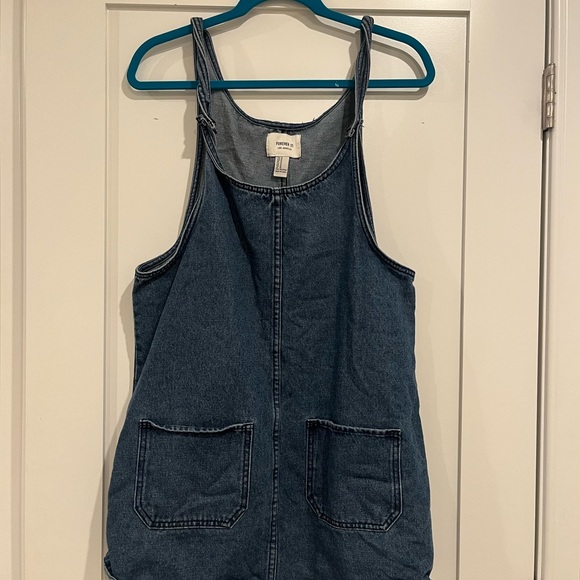 Forever 21 Dresses & Skirts - Forever 21 Blue Denim Jumper Dress Size M